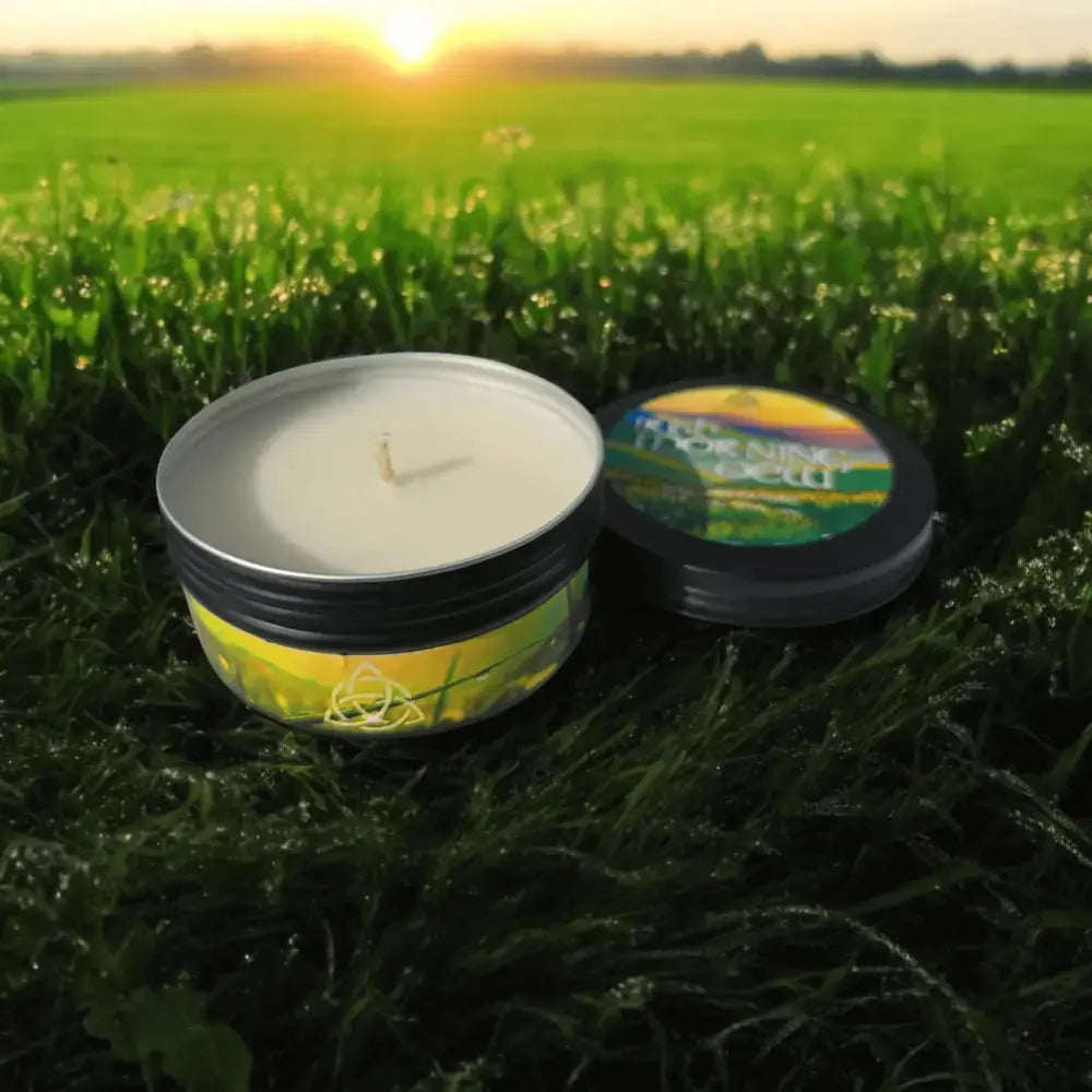 Irish Morning Dew Candle at dawn